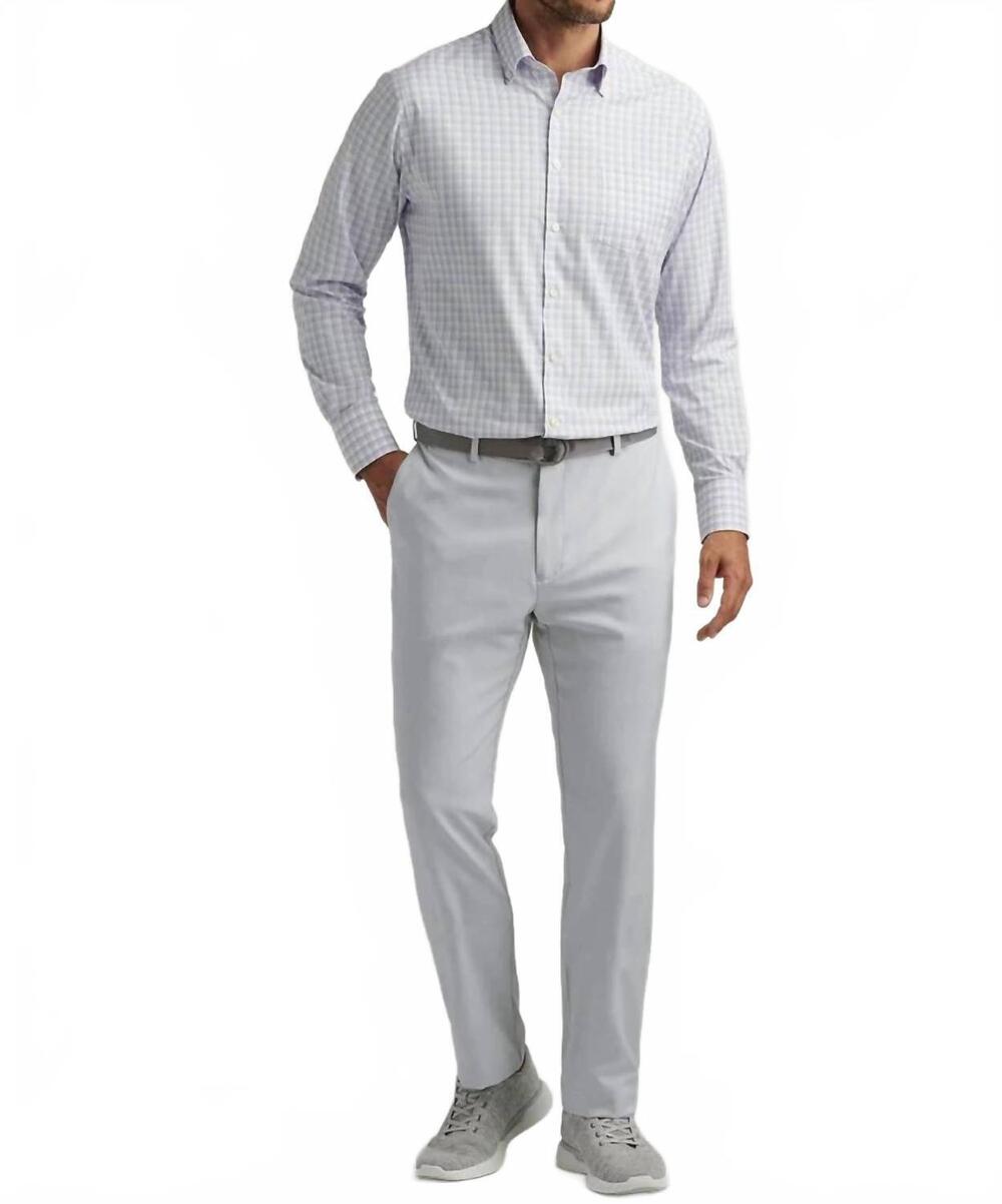 NEW PETER MILLAR charlotte performance trouser in british grey